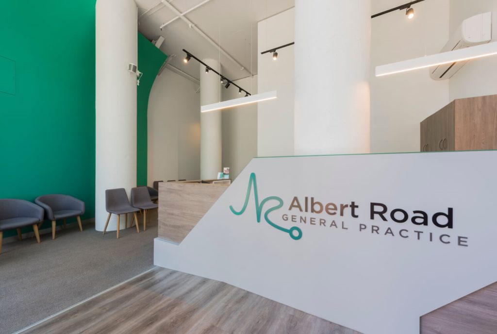 Albert Road Medical reception