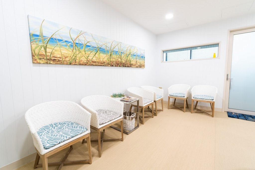 Medical practice fitout feauring natural elements