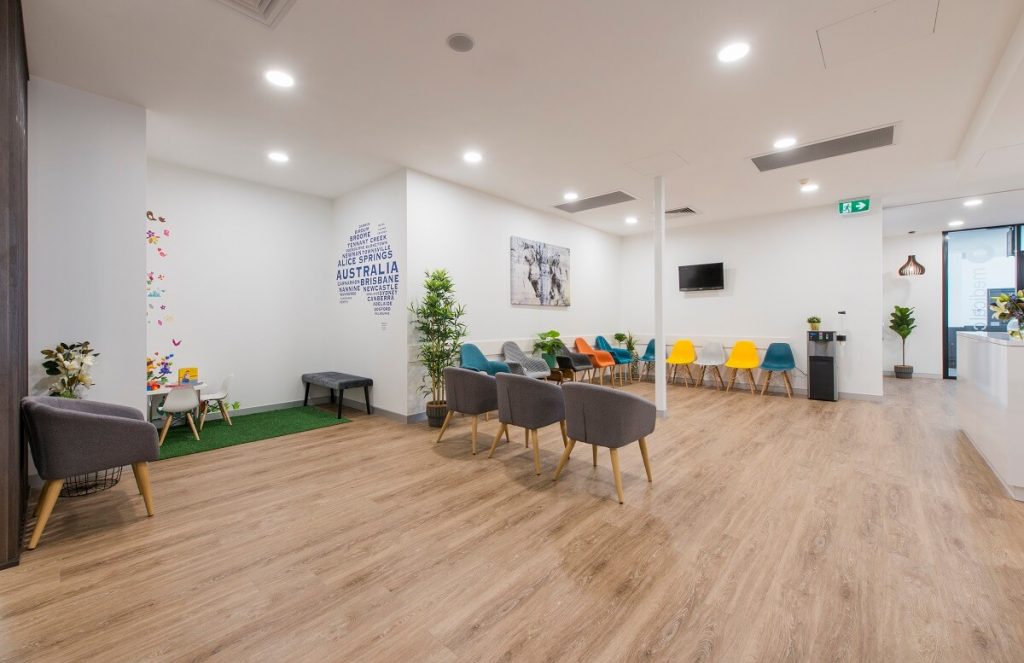 Medical practice patient-centric design - waiting room furniture