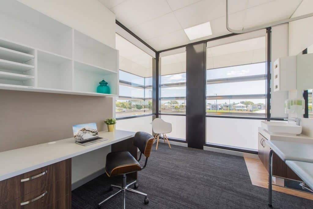 Medical practice consult room flooring