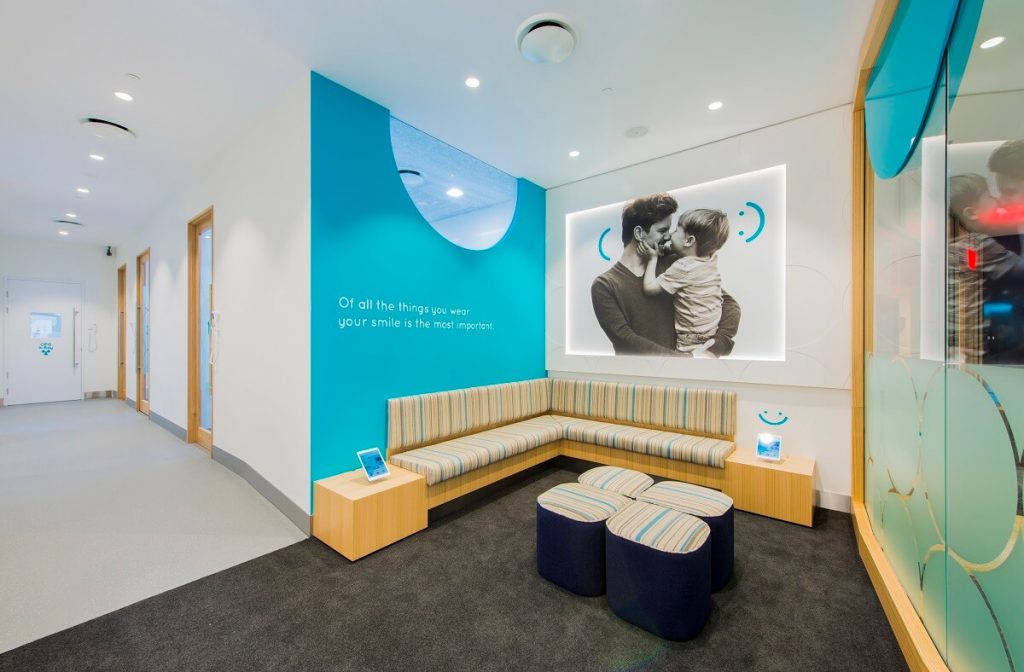 Dental clinic waiting room design