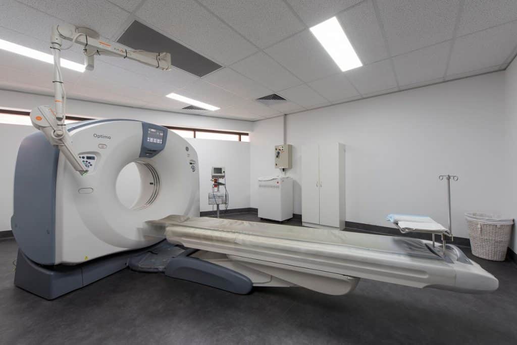 X Radiology Brisbane fitout - CT scanner room