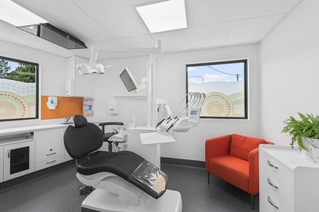 A bright and light-filled dental surgery design