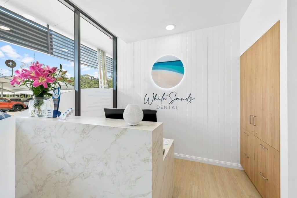 Dental clinic with a modern coastal design style