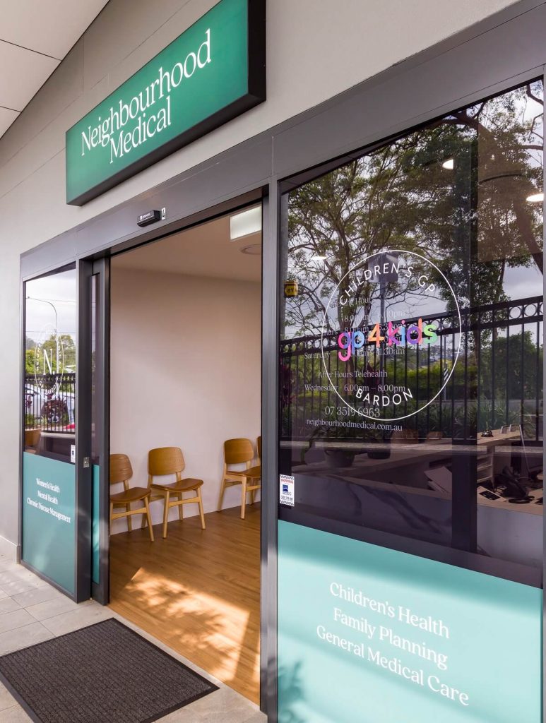 Neighbourhood Medical clinic design and fitout project