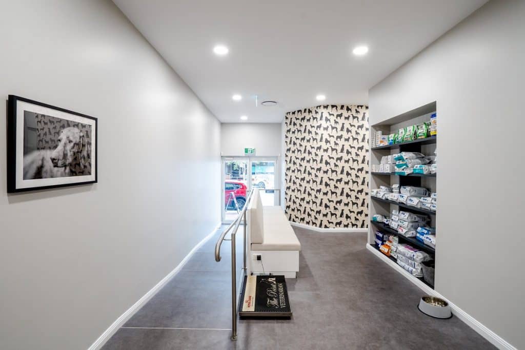 Vet practice that reflects the clinic's brand personality through design